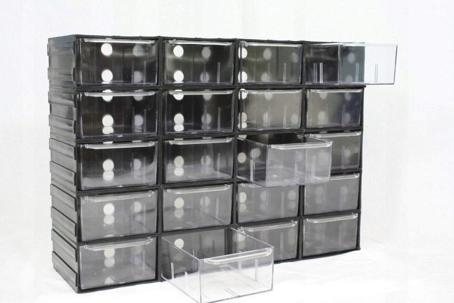 SZAFKA MODUŁOWA OGRANIZER MAGAZYNOWY 20 SZUFLADEK