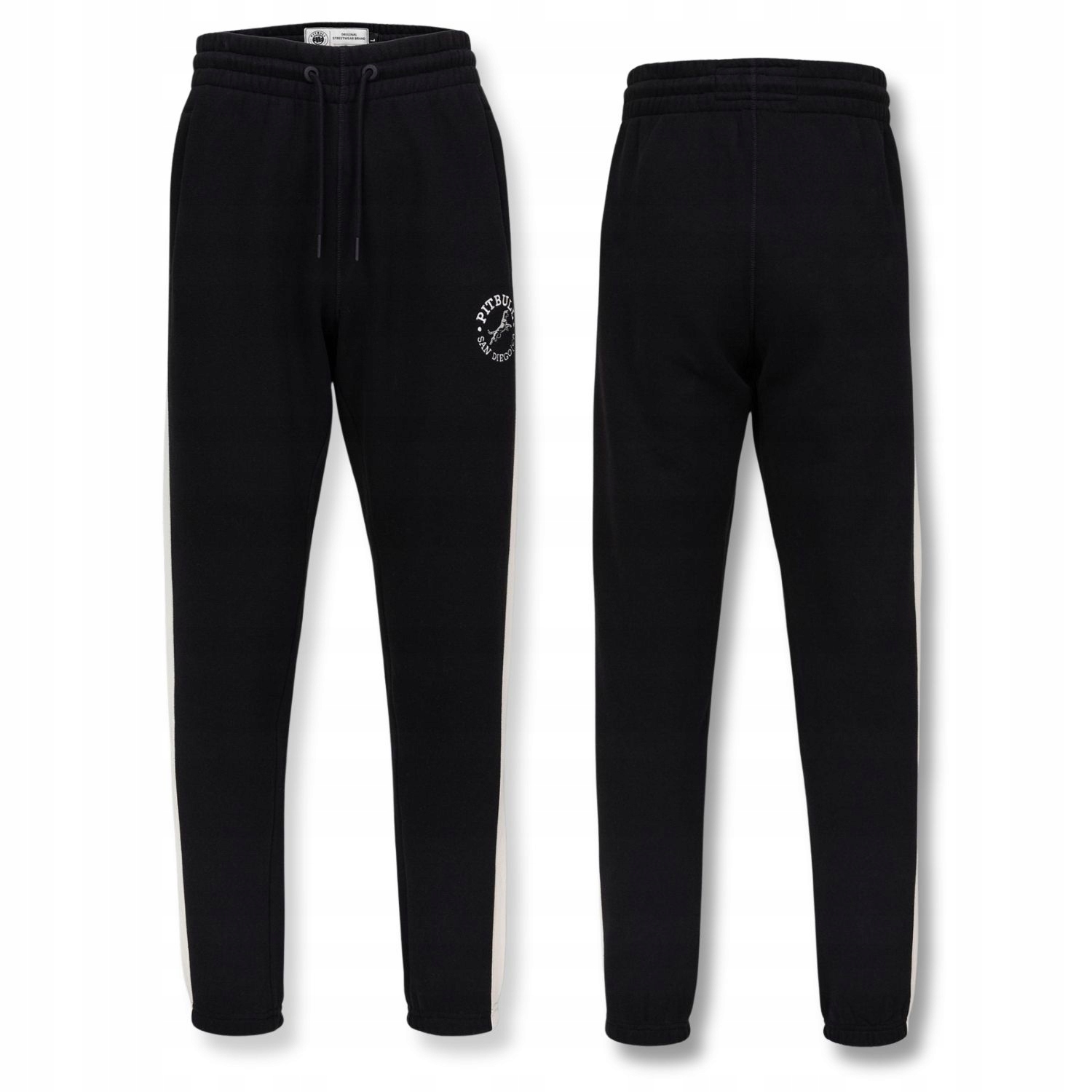 Pánské teplákové kalhoty Pitbull San Diego Ca s lampasy, silnější tkanina