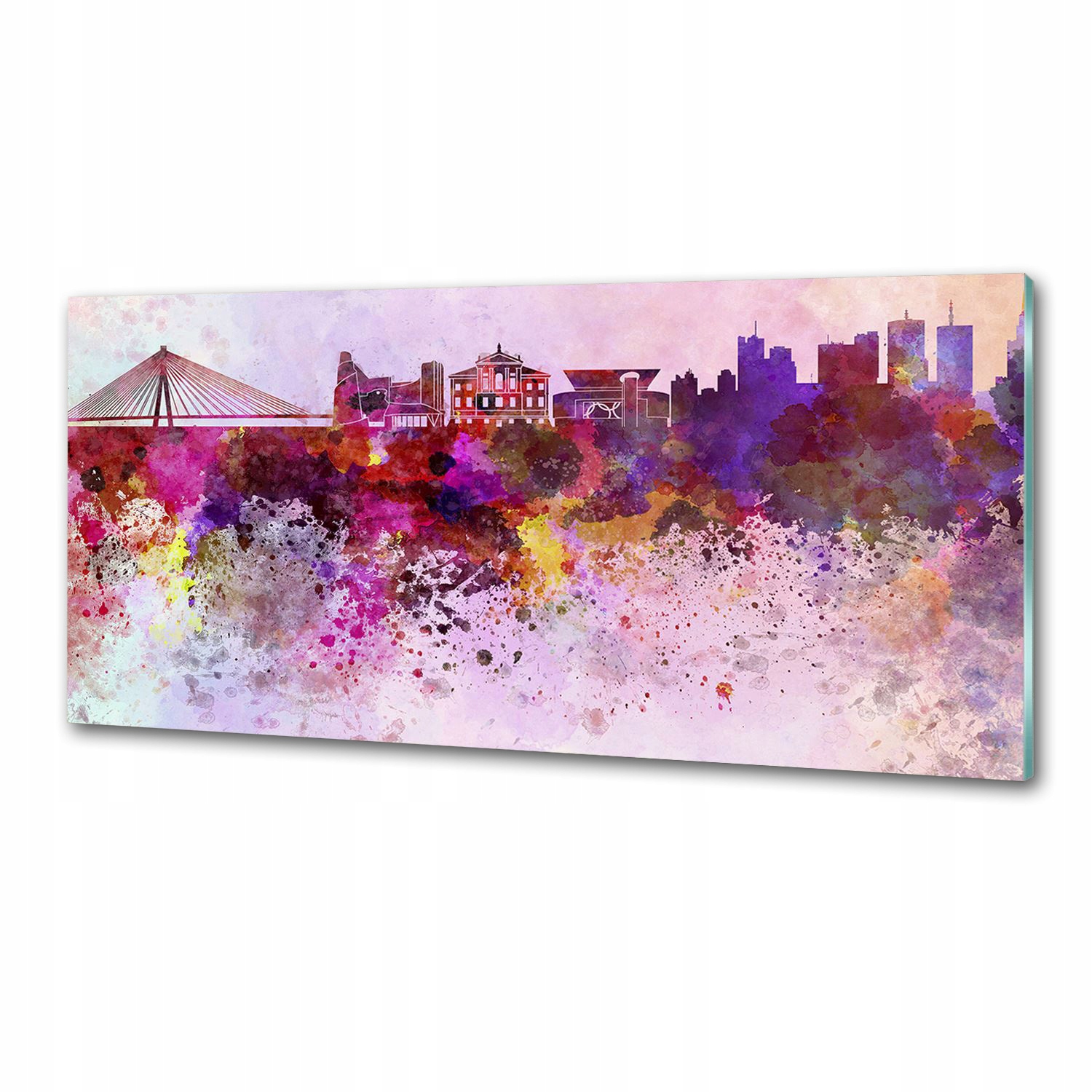 Panel do kuchyne Farebná Varšava 125 x 50 cm Lepidlo