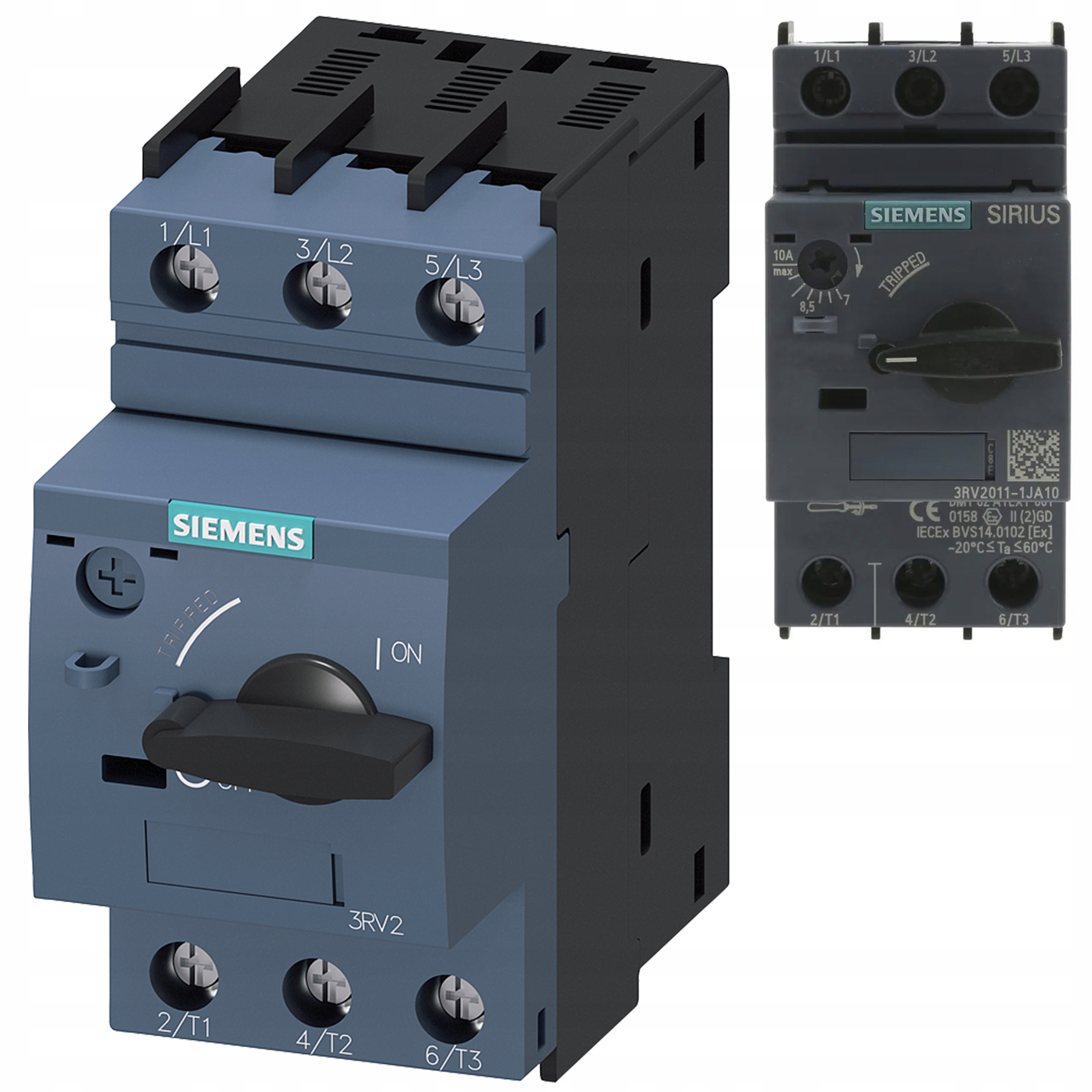 

Wyłącznik silnikowy 3P 130A 4kW 7-10A S00 Siemens