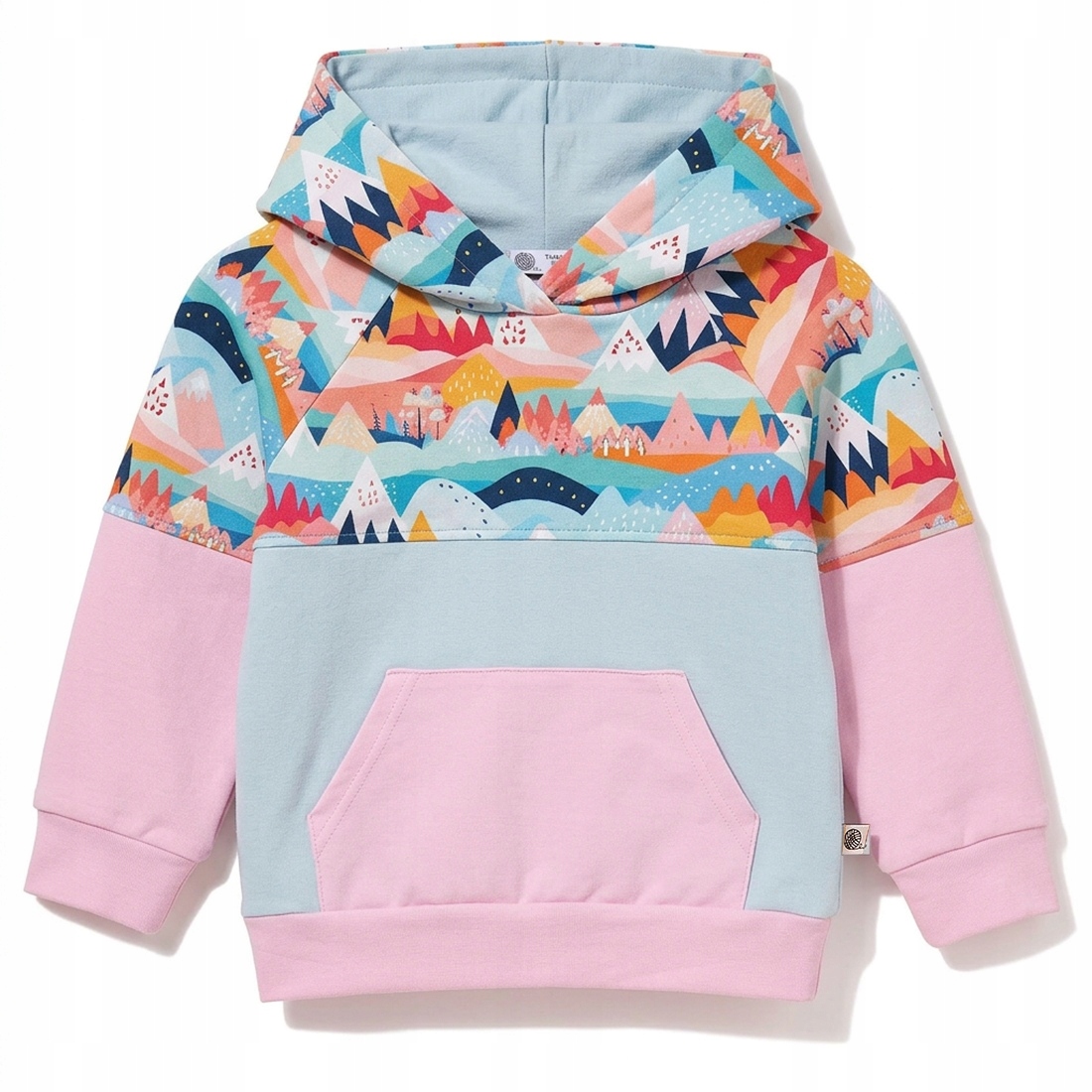 TuSzyte Bluza dziewczęca dresowa z kapturem, bawełna, Pl R.110