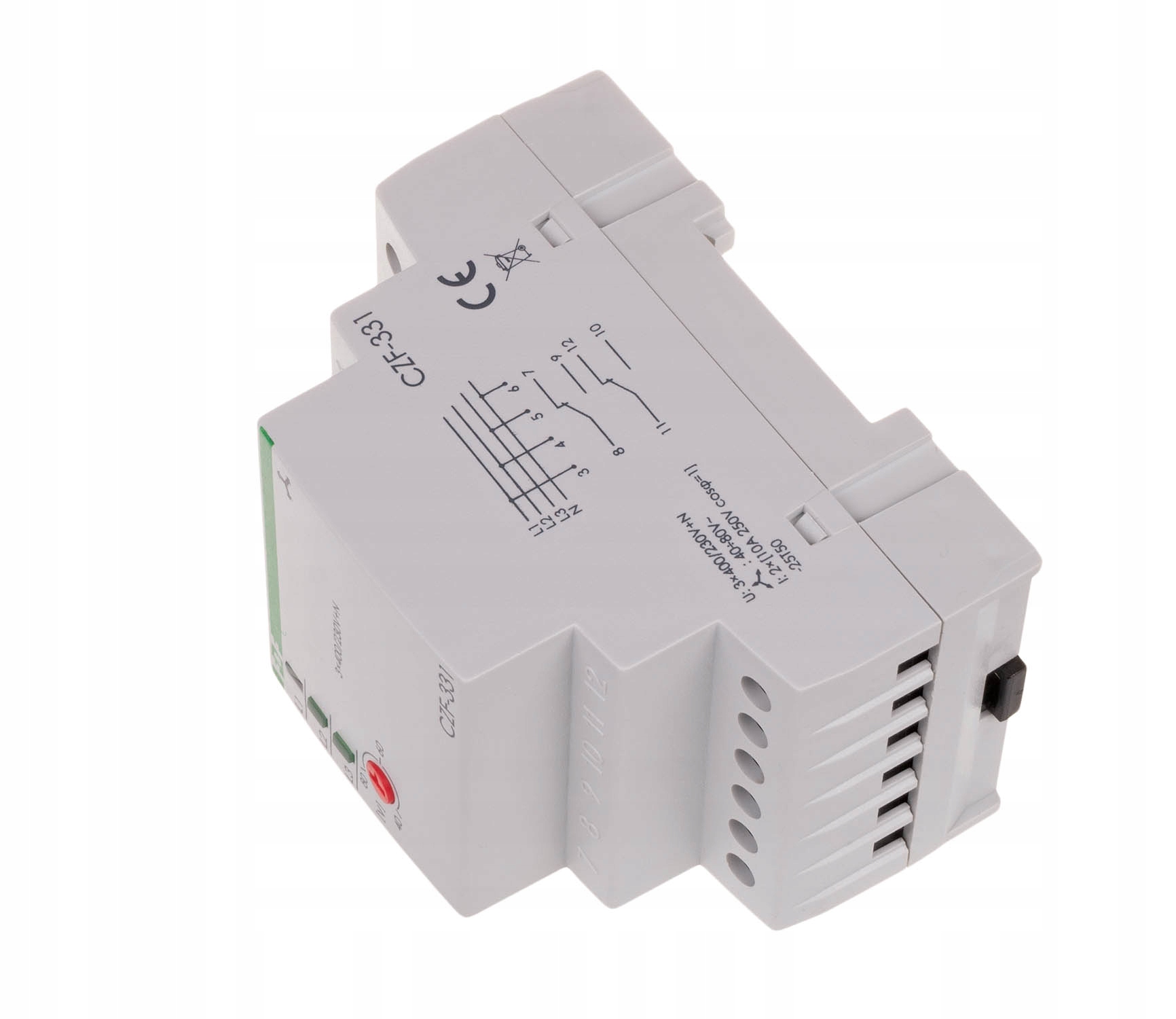 Relé atrofie a fázové asymetrie 8A 2P 4sek 40-80V F&f CZF-331