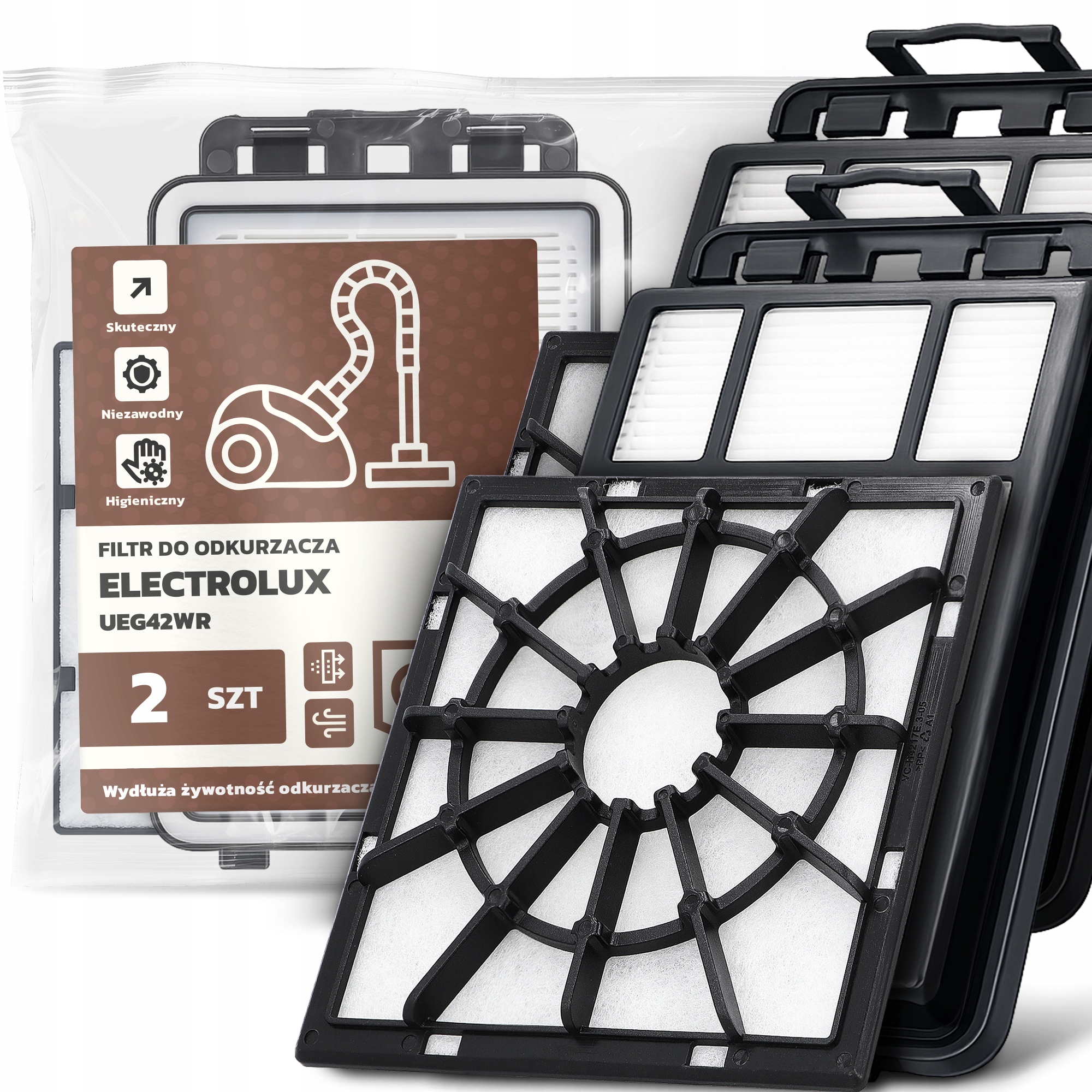 2x Filtry Do Vysavače Electrolux UEG42WR Omyvatelný Filtr Sada Em-w