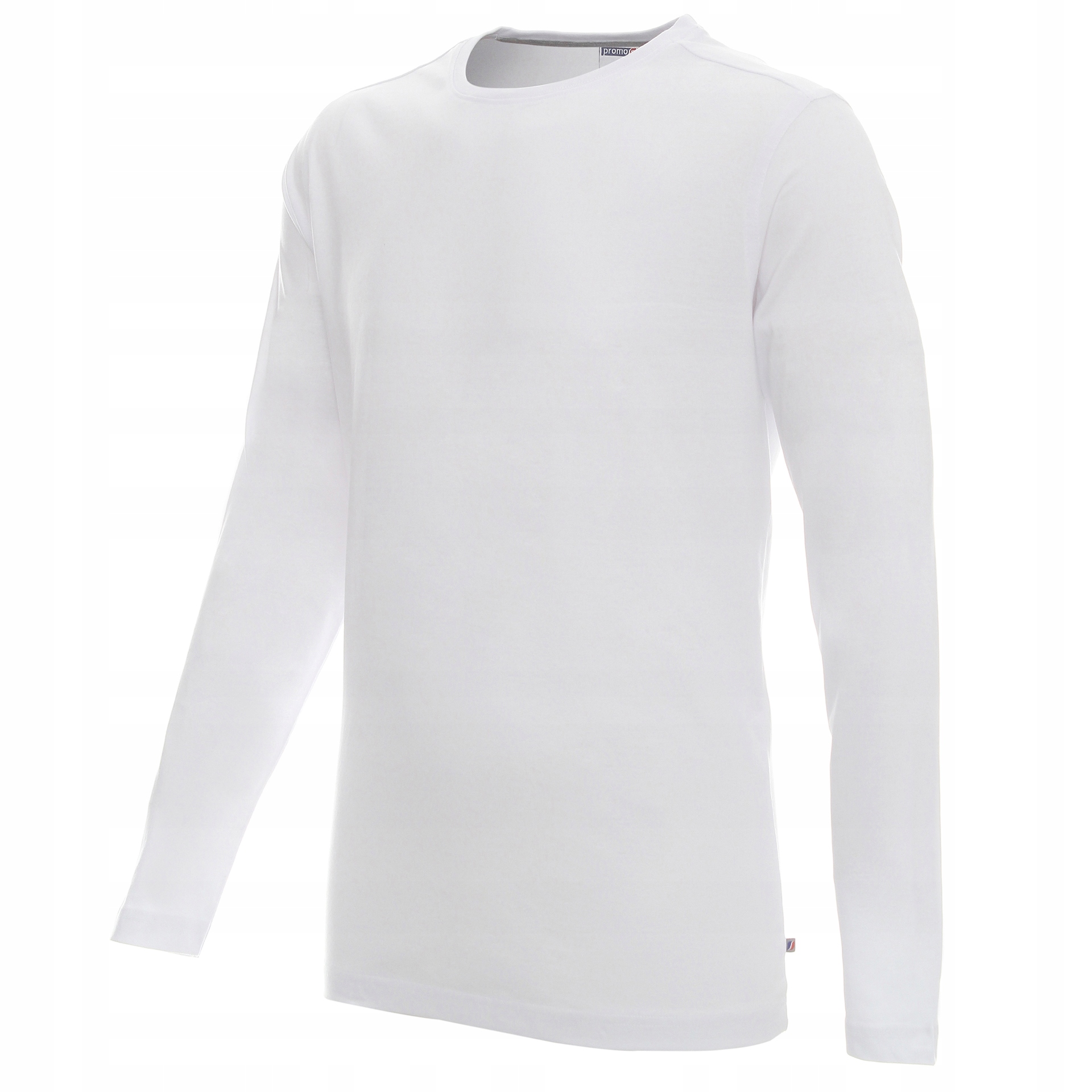 Koszulka Z DŁUGIM RĘKAWEM MĘSKA BIAŁA BAWEŁNIANA VOYAGE PROMOSTARS R. XL Model Voyage