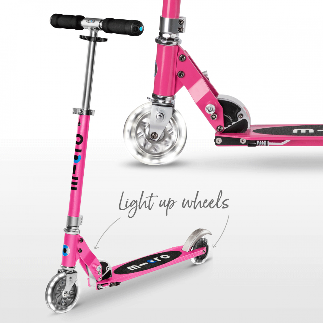 HULAJNOGA MICRO SPRITE PINK LED RÓŻOWA