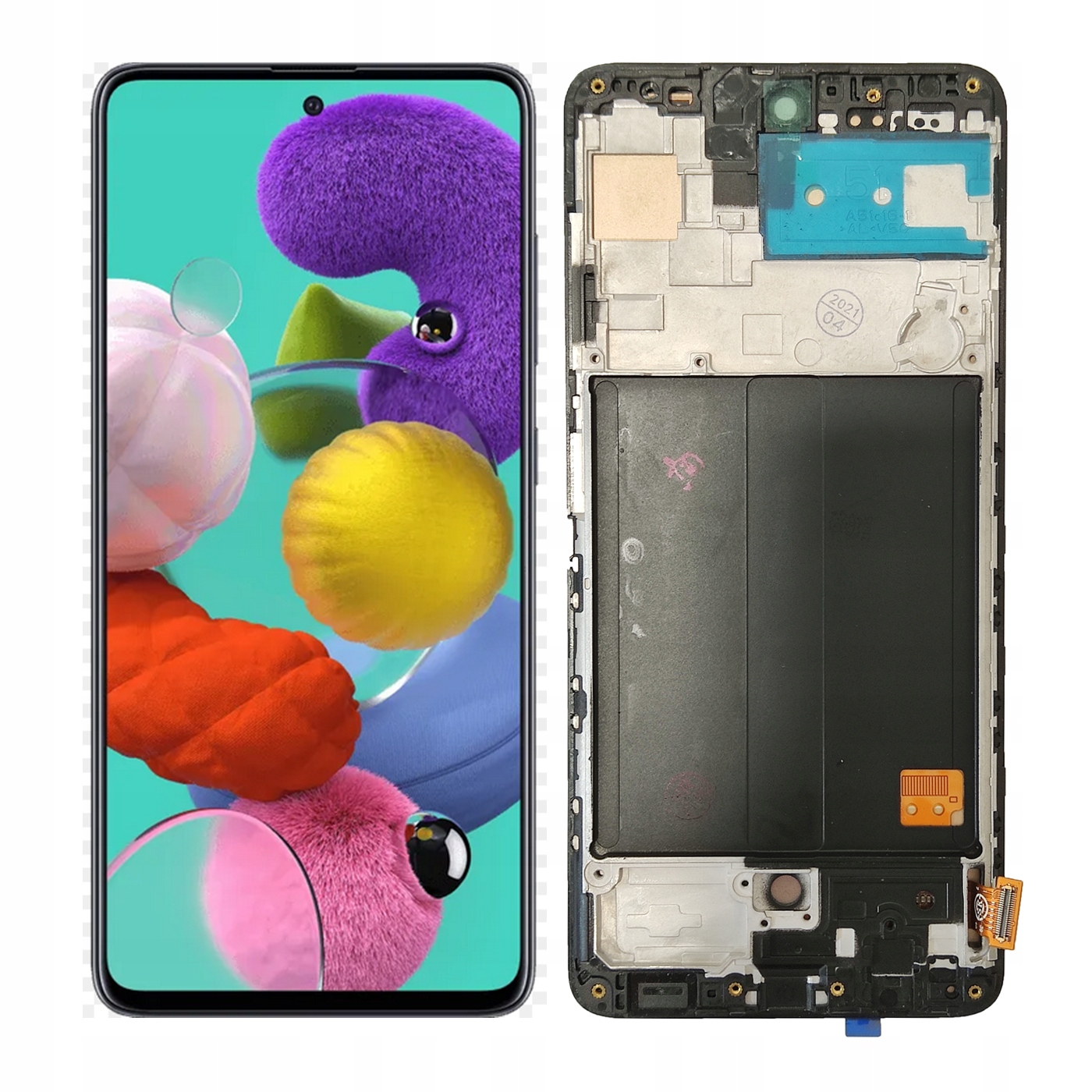 

LCD Wyświetlacz Dotyk do Samsung A51 Incell Ramka