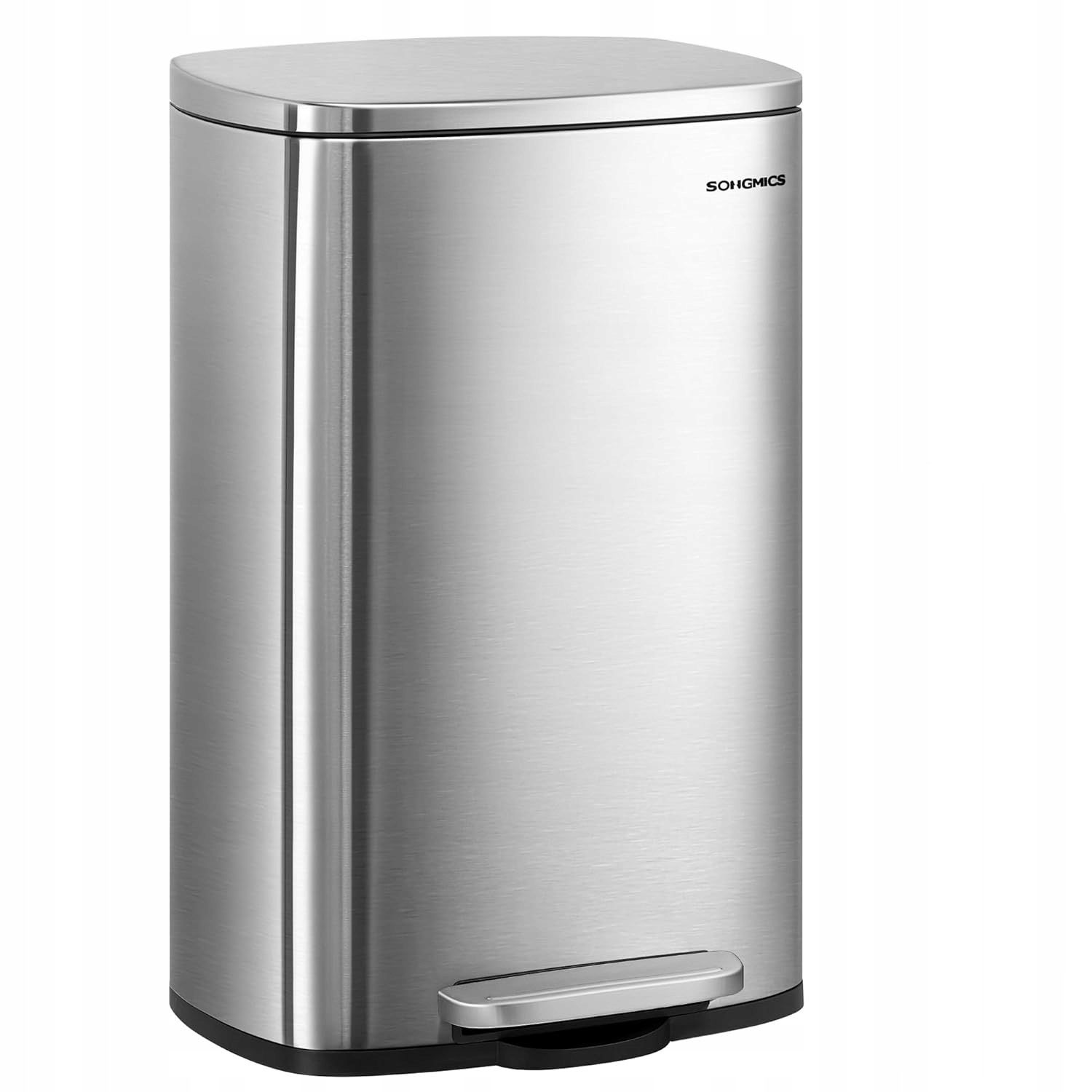 Levně Odpadkový koš Doro 50 l nerezová ocel, stříbrný, pedálový, pro domácnost i kancelář