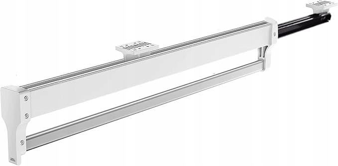 Levně Mafage Výsuvná teleskopická tyč na oblečení 547 mm, bílá