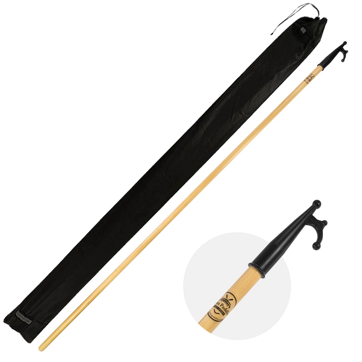Bosak Żeglarski Drewniano Kompozytowy John Paddle z pokrowcem 240 cm