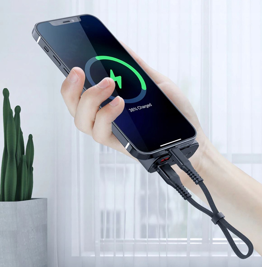 KABEL MICRO USB WZMACNIANY KRÓTKI QC 3.0 3A 30cm Marka Interlook