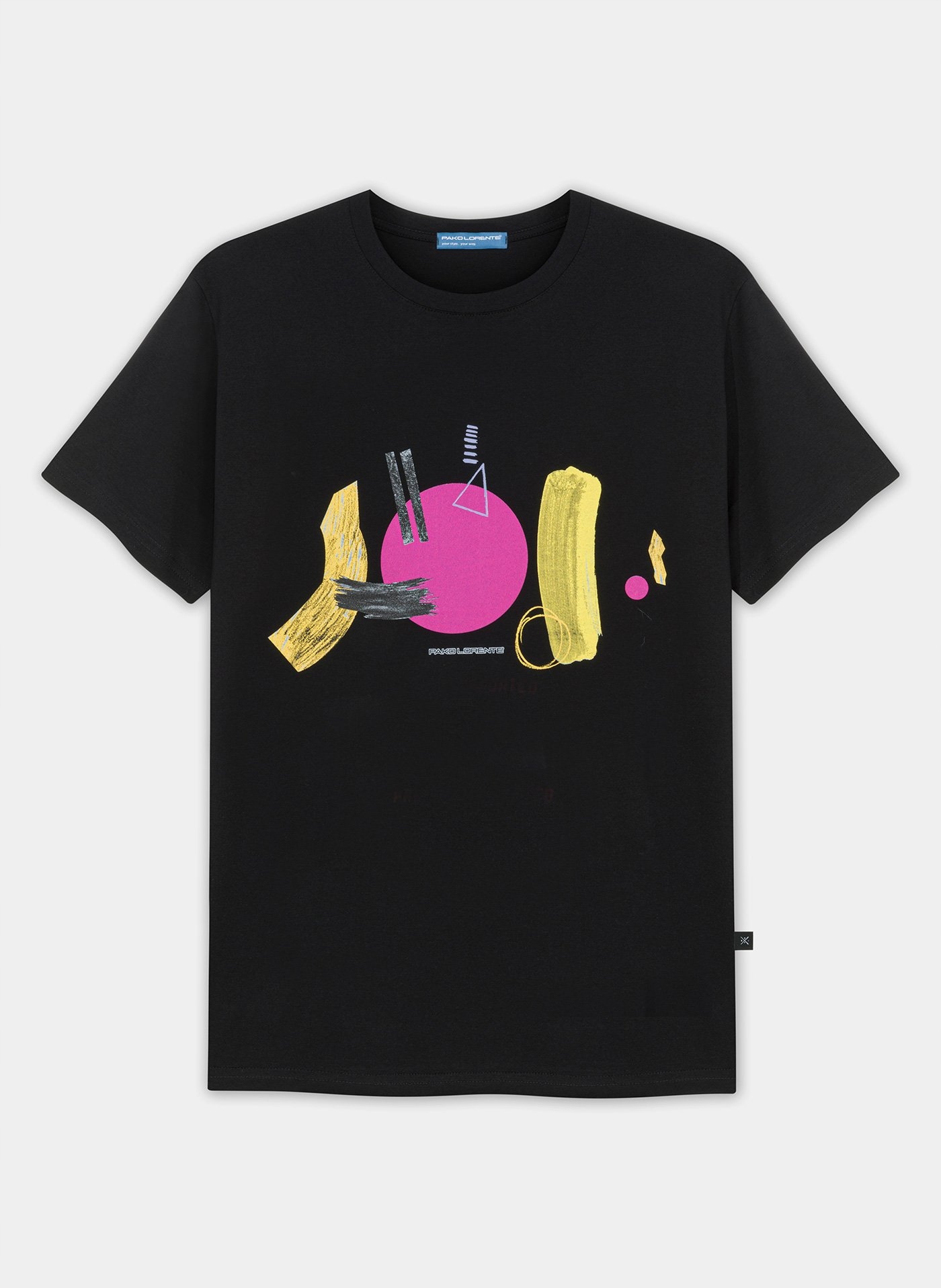 

T-shirt męski koszulka czarna Pako Lorente roz. S