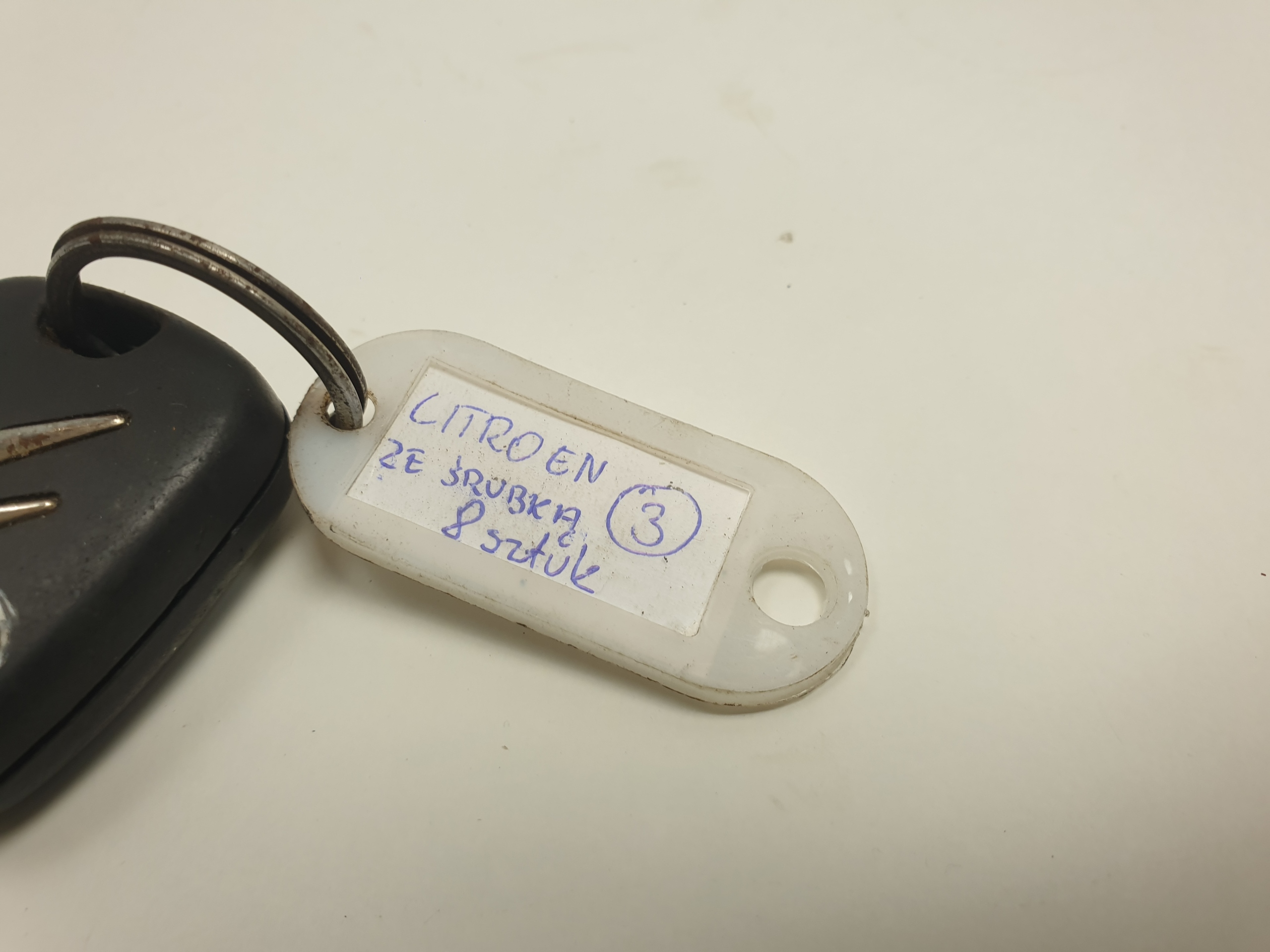 Citroen Berlingo Jumpy Saxo KLUCZYK oryginał Producent części Citroen OE