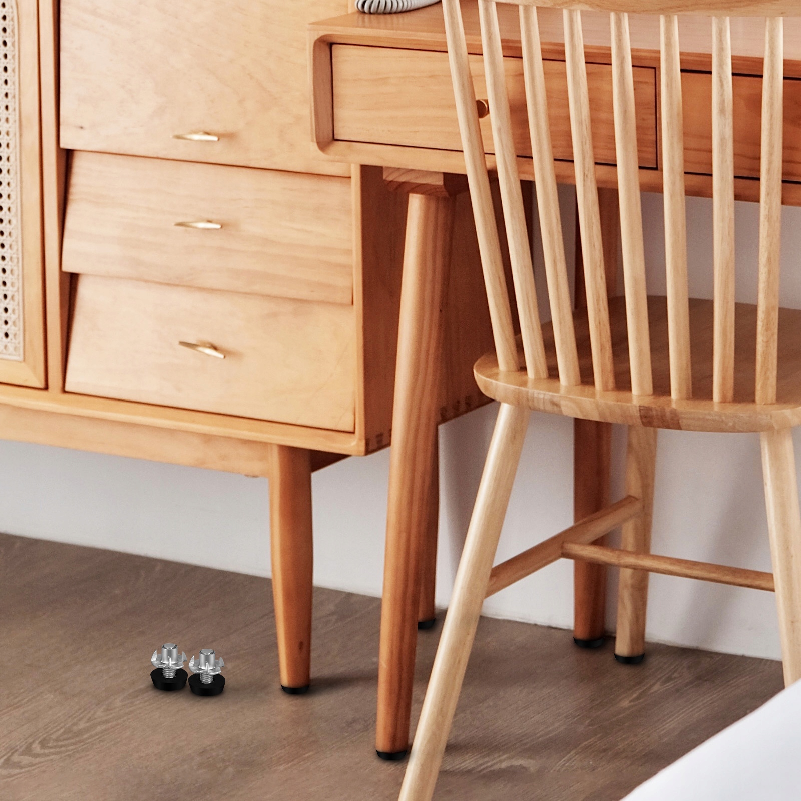 REGULOWANE NÓŻKI MEBLOWE STABILNOŚĆ DLA STOŁÓW SOF SZAFEK KRZESEŁ Marka bez marki