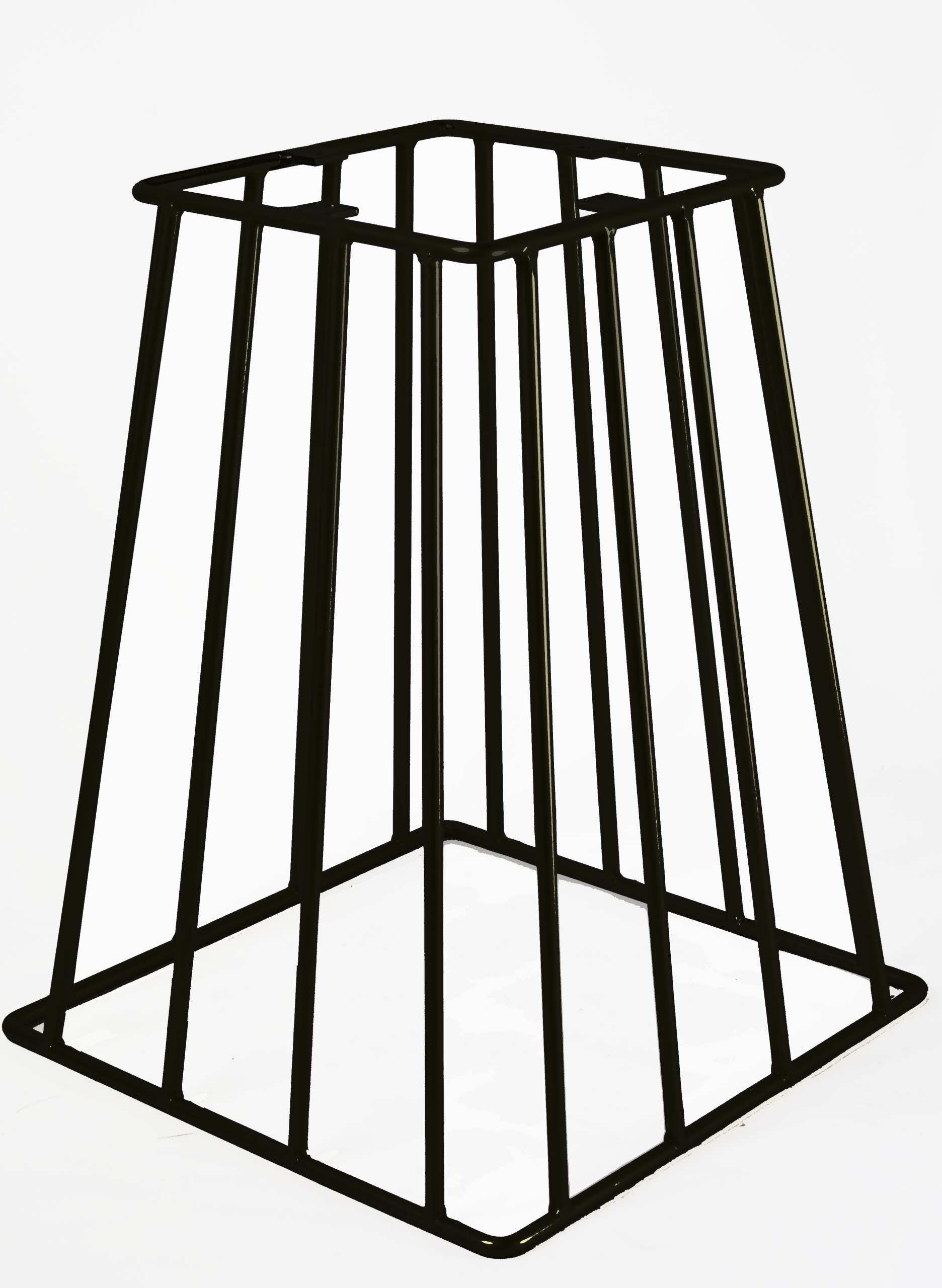 Noha kovová, čierna, na stôl 41 cm, tyč 8 mm