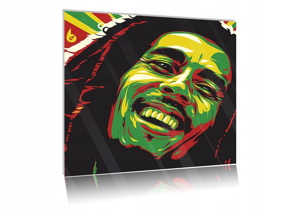 

Obraz szklany na szkle Bob Marley 02 50x50