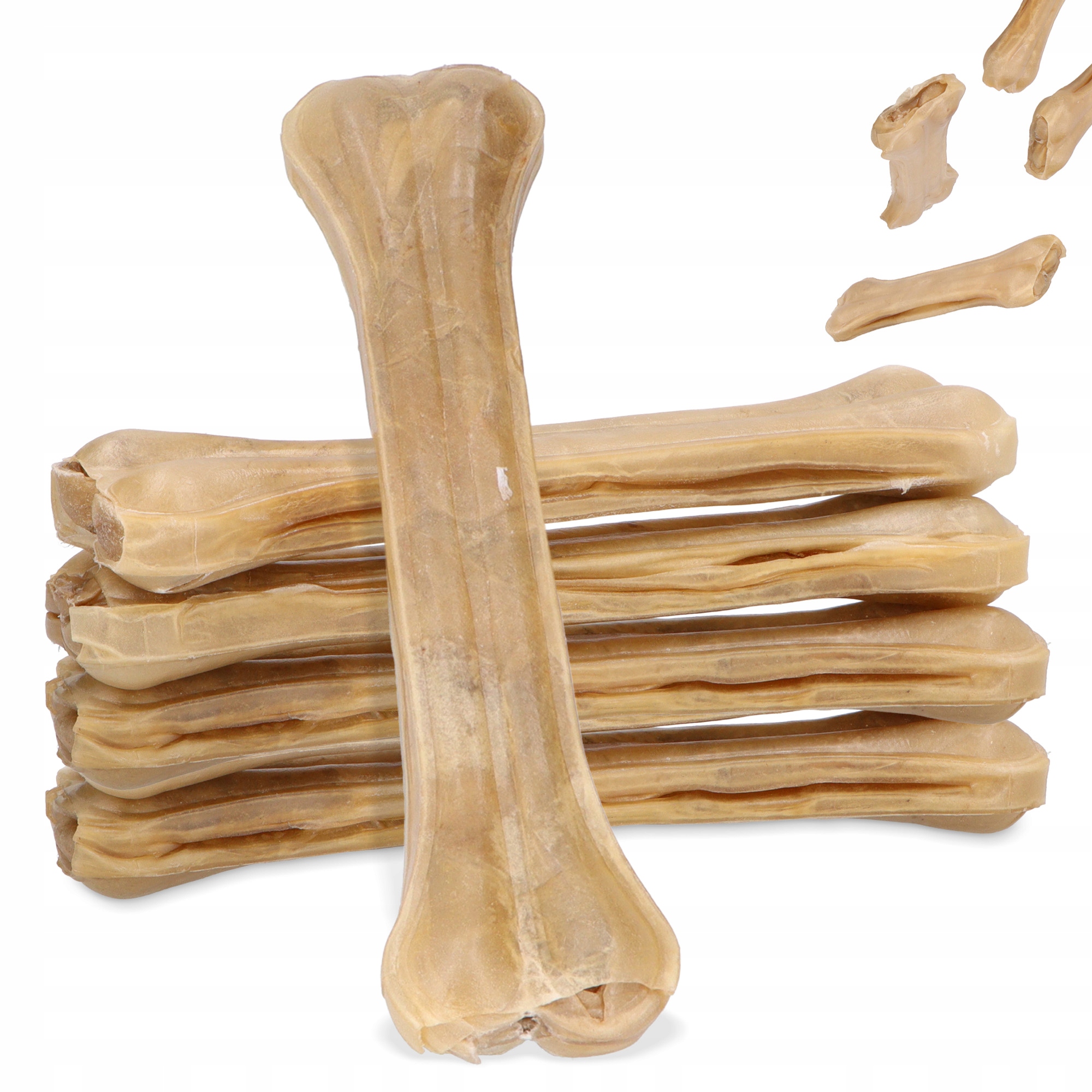 Levně 5x Kost Psa Lisovaná Přírodní 26cm Kousátko Pochoutky Žvýkací Vůle Xq