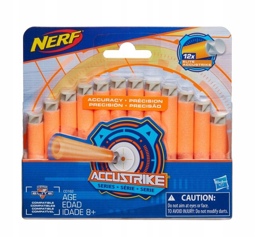 

Strzałki Nerf Accustrike pistolet 12 sztuk C0162
