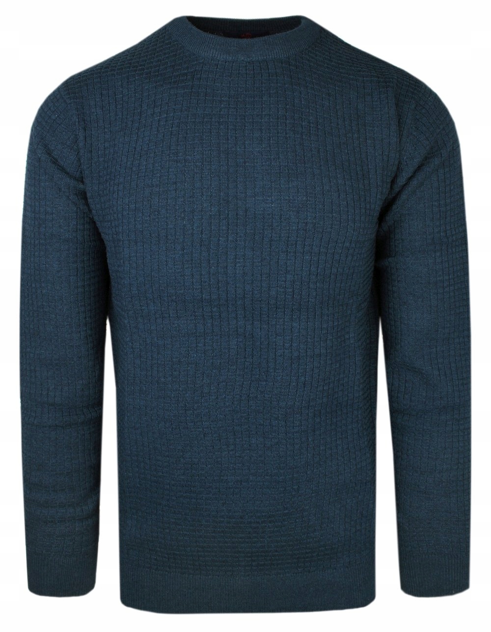 Jednobarevný pánský svetr Adriano Guinari tmavě modrý L