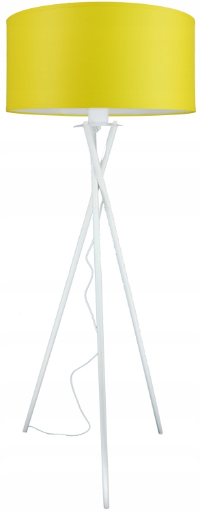 Stojacia podlahová lampa s moderným tienidlom 40 cm slnečná žltá Led