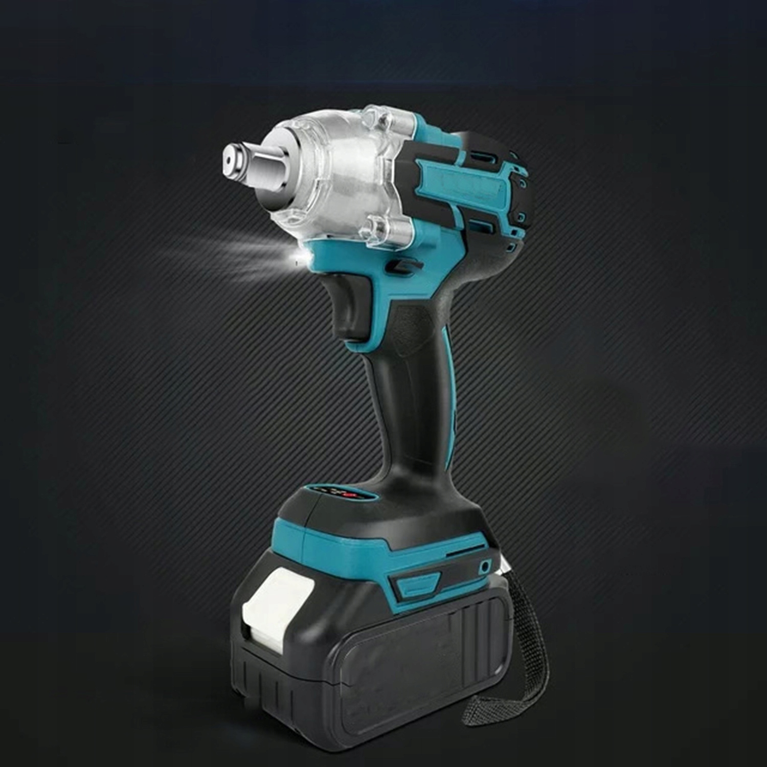 MOCNY UDAROWY KLUCZ ELEKTRYCZNY DO KÓŁ MOC 21V 650NM Marka bez marki