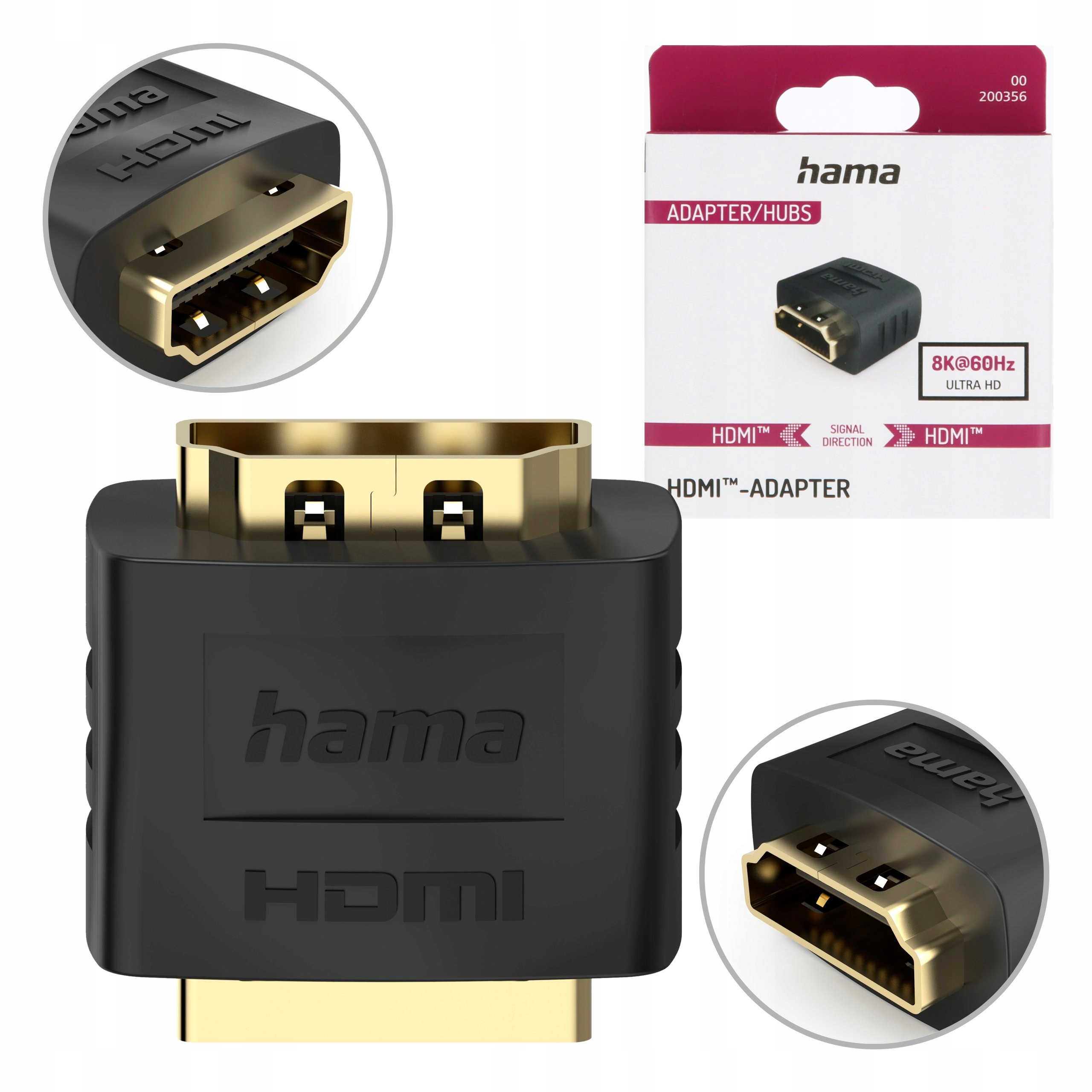 HAMA ADAPTER HDMI GN - HDMI GN 8K