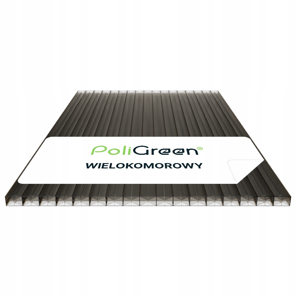 Polykarbonát vícekomorový 1500x1050 kouřově šedý 20 mm 5X