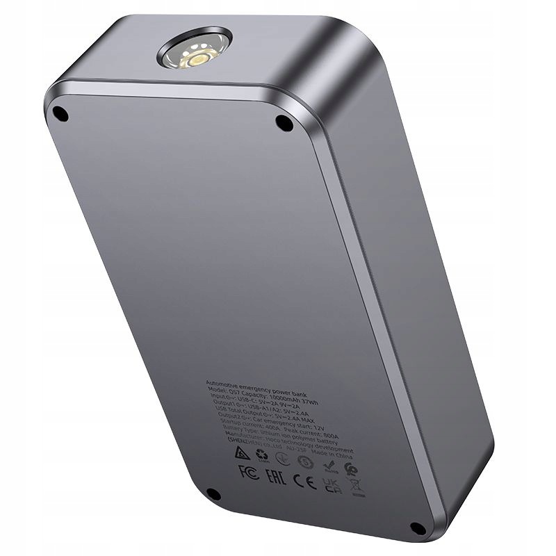 Powerbanka 10000 mAh 2,4A 18W s funkcí startování auta Hoco QS7