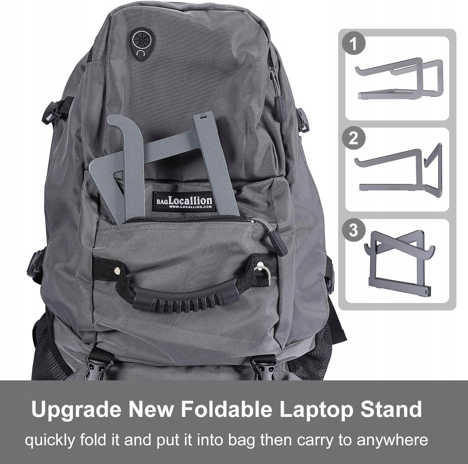 HINOTORI PODSTAWKA Stolik pod laptopa DARK GRAY Marka inna