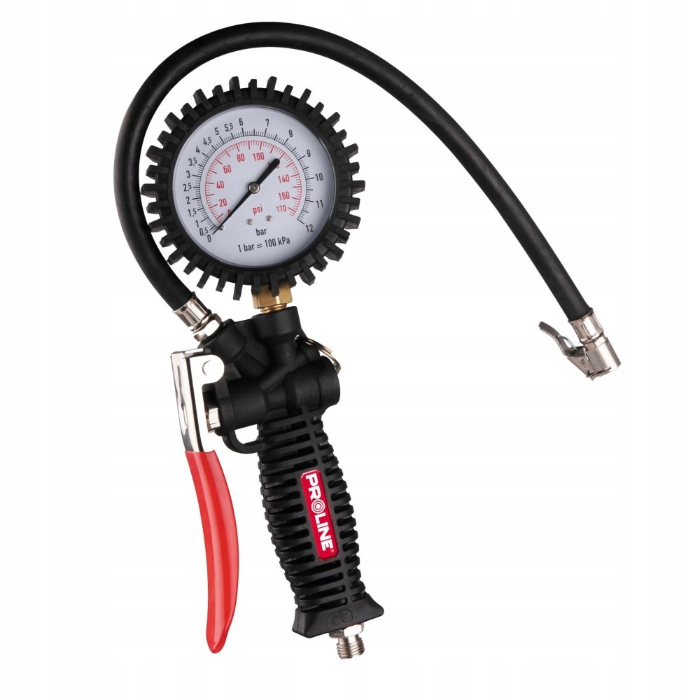 PISTOLET DO POMPOWANIA Z MANOMETREM PREMIUM, PROLI Marka Proline