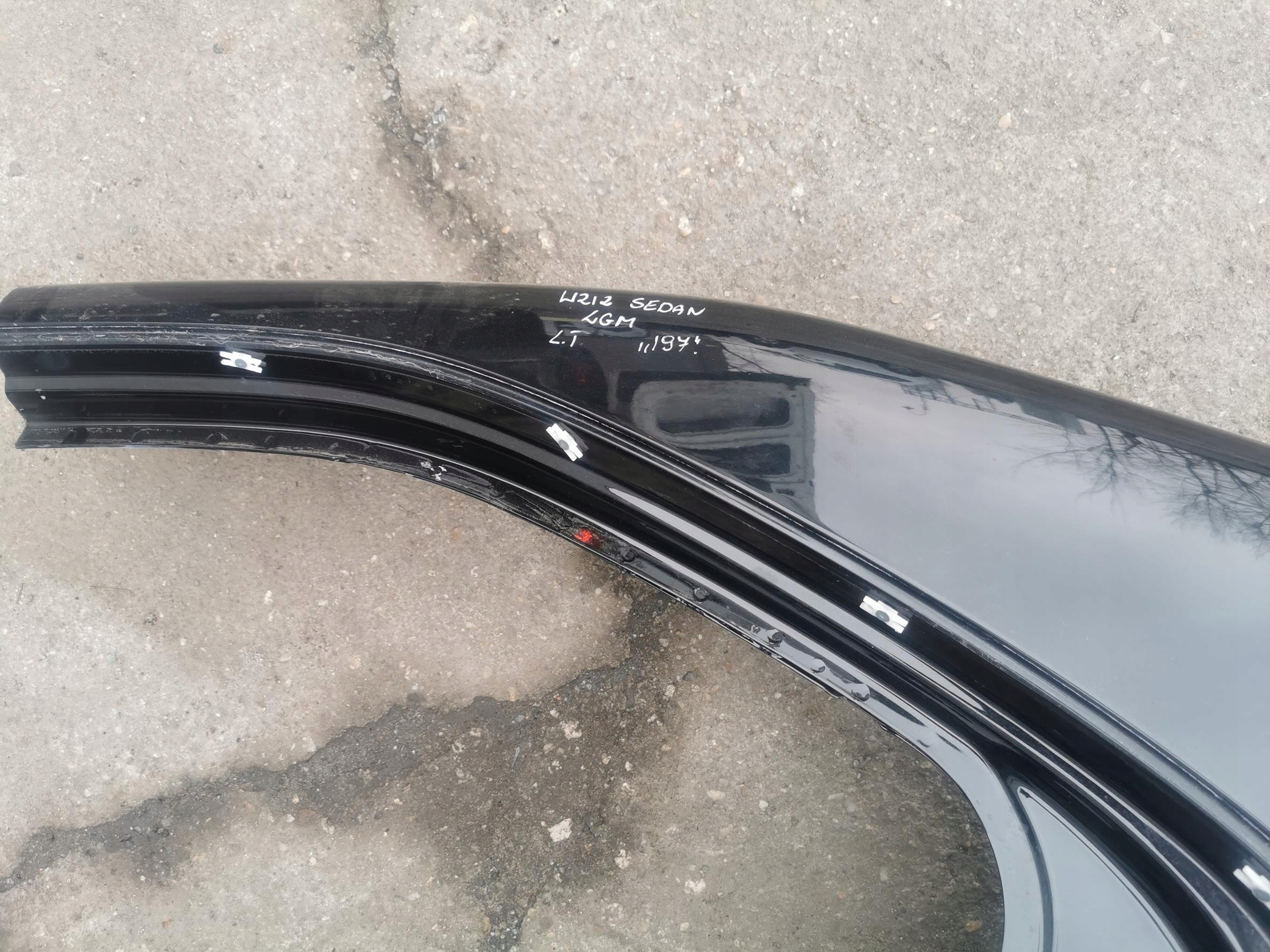 quarter left rear part MERCEDES E-KLASA W212 197 sedan