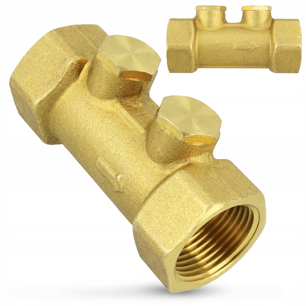 

Zawór zwrotny antyskażeniowy mosiężny 3/4'' Gw-gw