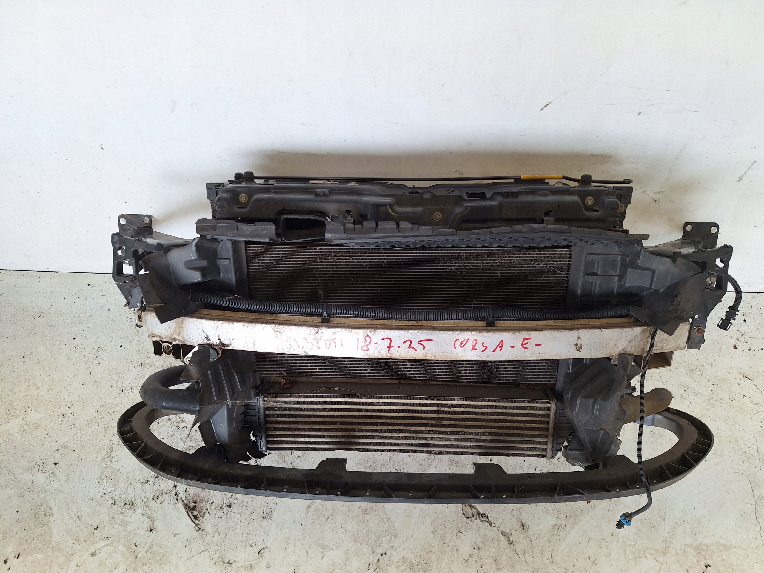 OPEL CORSA E 14-19 support panel for radiators 1.3 CDTI