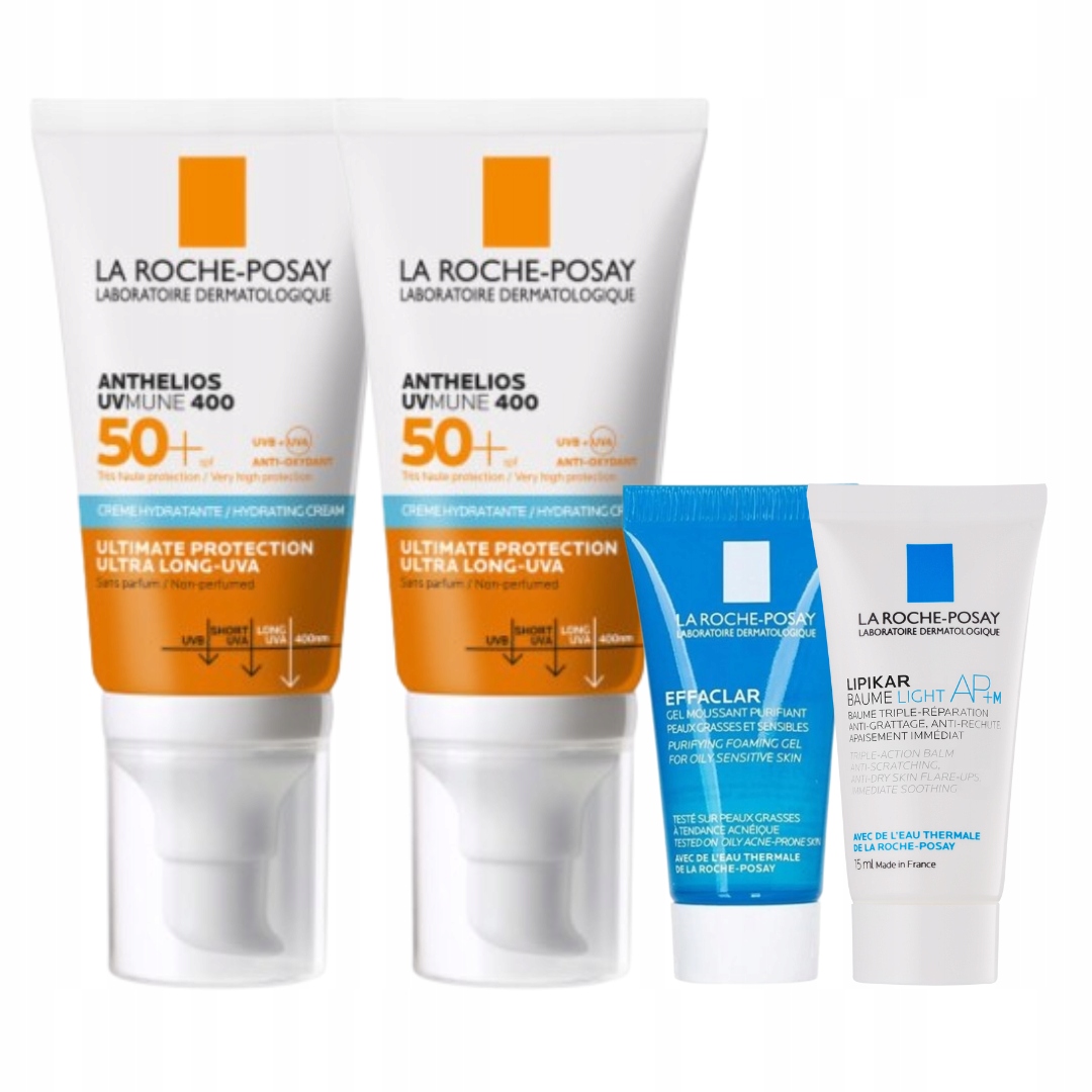 La Roche-Posay Anthelios Krem Nawilżający Uv Mune SPF50+ 50ml Zestaw 2-Pak