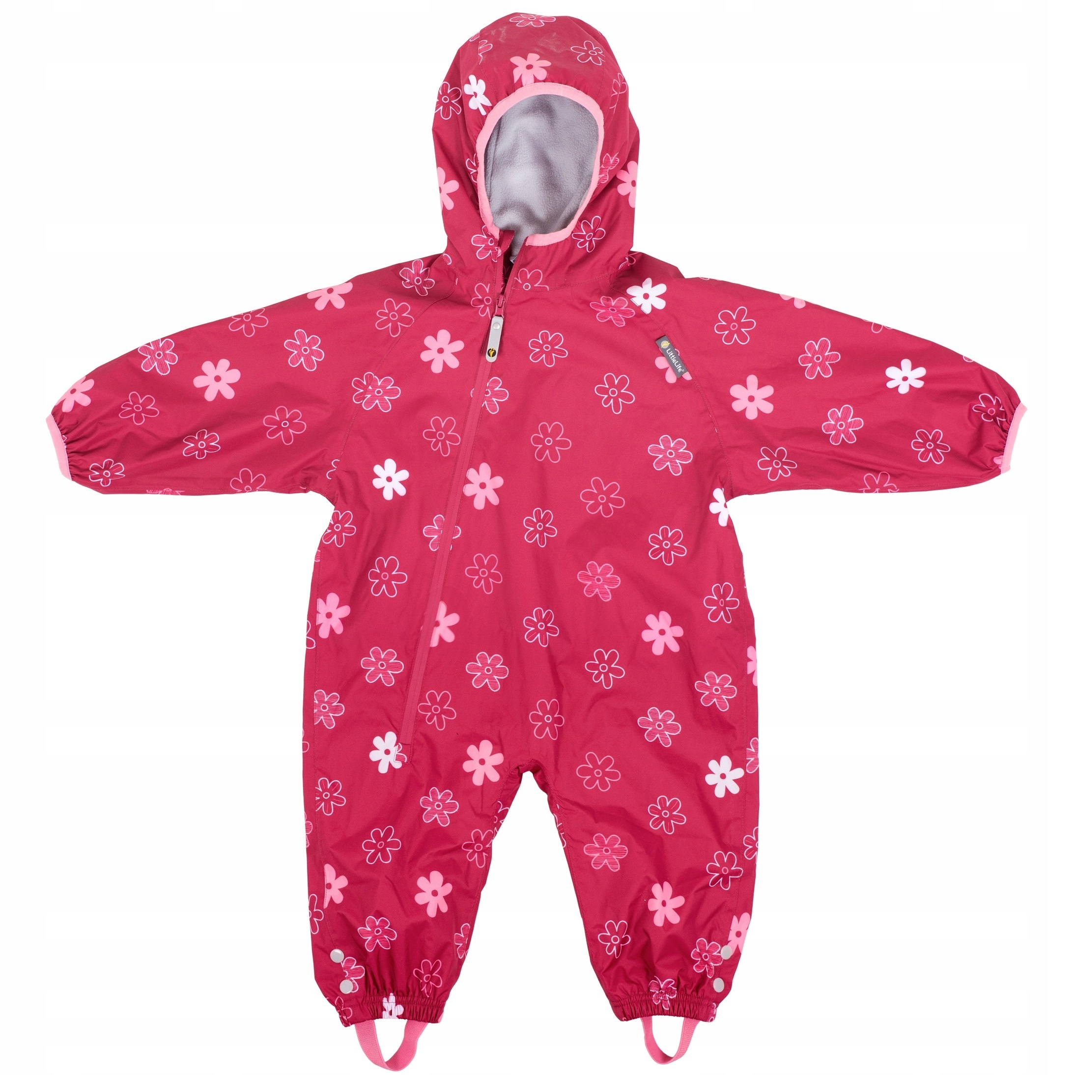 Kombinezon przeciwdeszczowy ocieplany dla dzieci LittleLife Flowers 18-24m