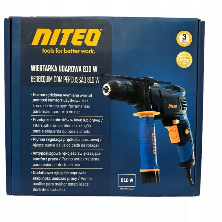 427 Příklepová vrtačka Niteo 810 W