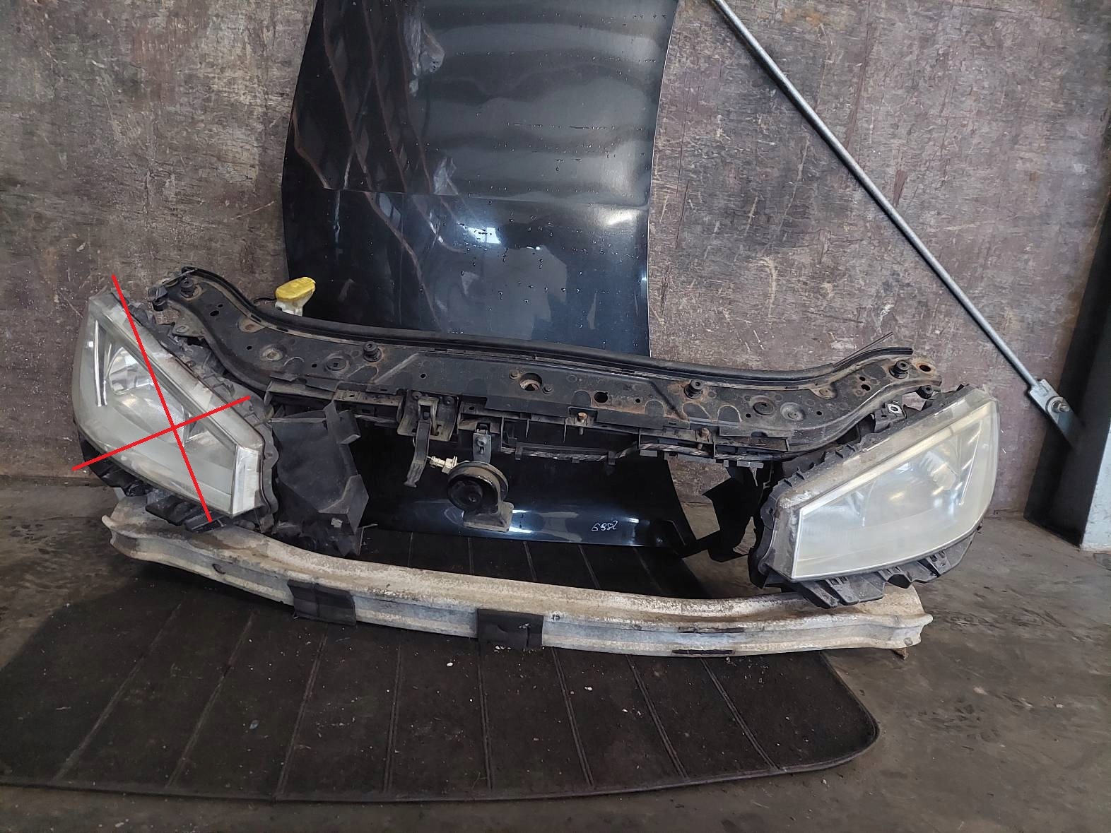 complete front bonnet bumper fender RENAULT MEGANE II NV676