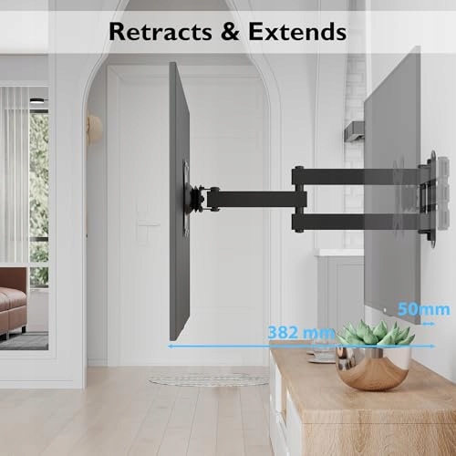 BONTEC Uchwyt Ścienny Do Monitora I TV 13-30 Cal VESA 75x75 100x100 — miniatura 4