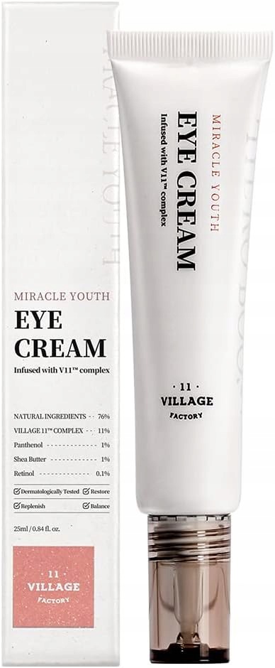 VILLAGE11FACTORY Oční krém 0.1% Retinol Anti-Aging 50 ml Veganský
