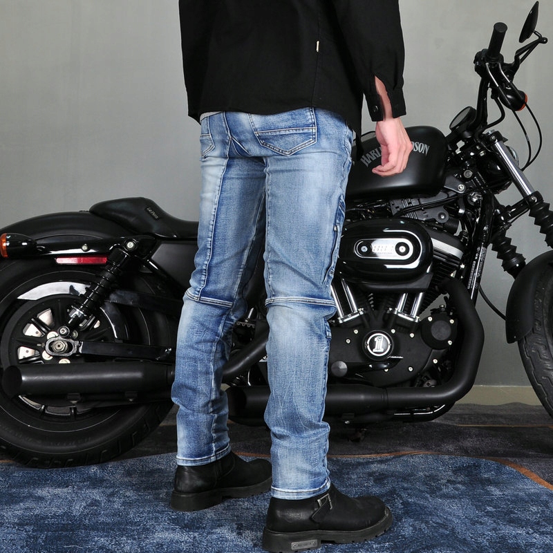 SPODNIE MOTOCYKLOWE MĘSKIE JEANSY Rodzaj Męskie