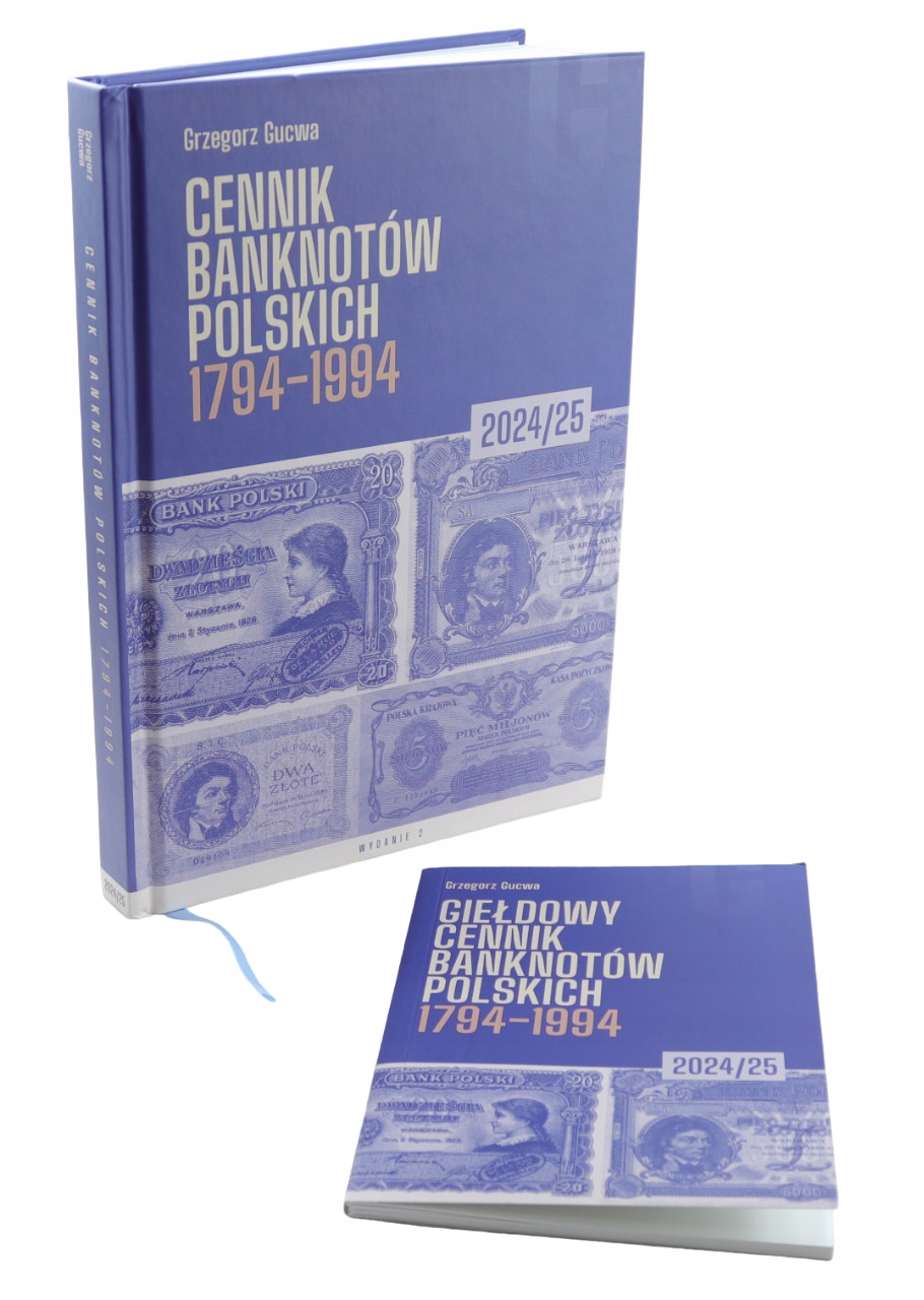 Katalog Ceník Polské bankovek 1794-1994, G. Gucwa burzovní ceník