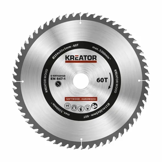 Kreator pilový kotouč 254mm*30mm 60WZ KRT020428