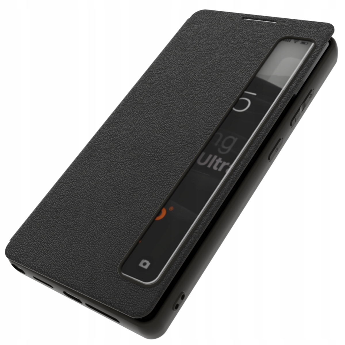 Etui do Galaxy S25 Ultra, case Smart View z klapką cover skórzany pokrowiec