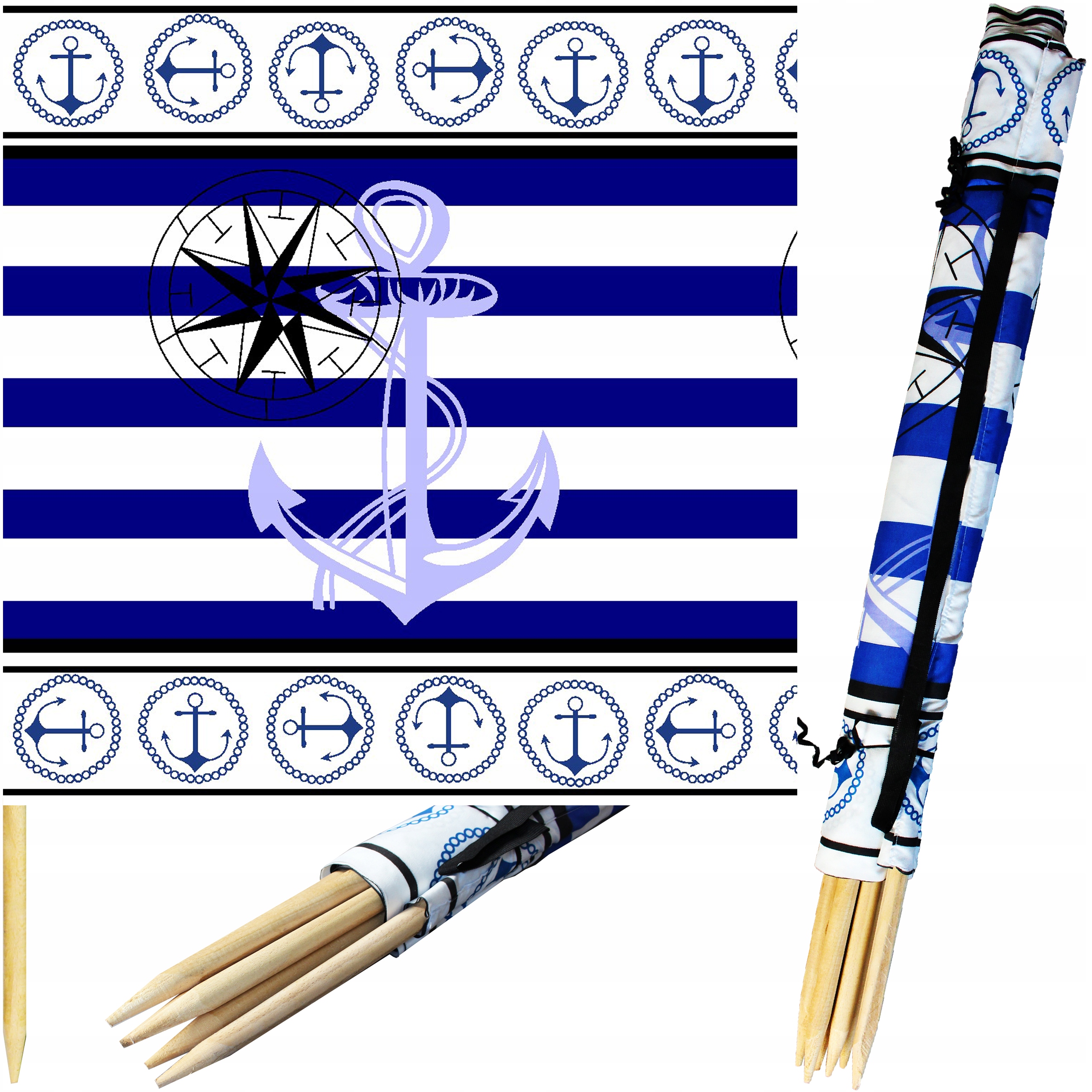 PARAWAN PLAŻOWY 8M NA PLAŻE PARAWANY MATA PIKNIK