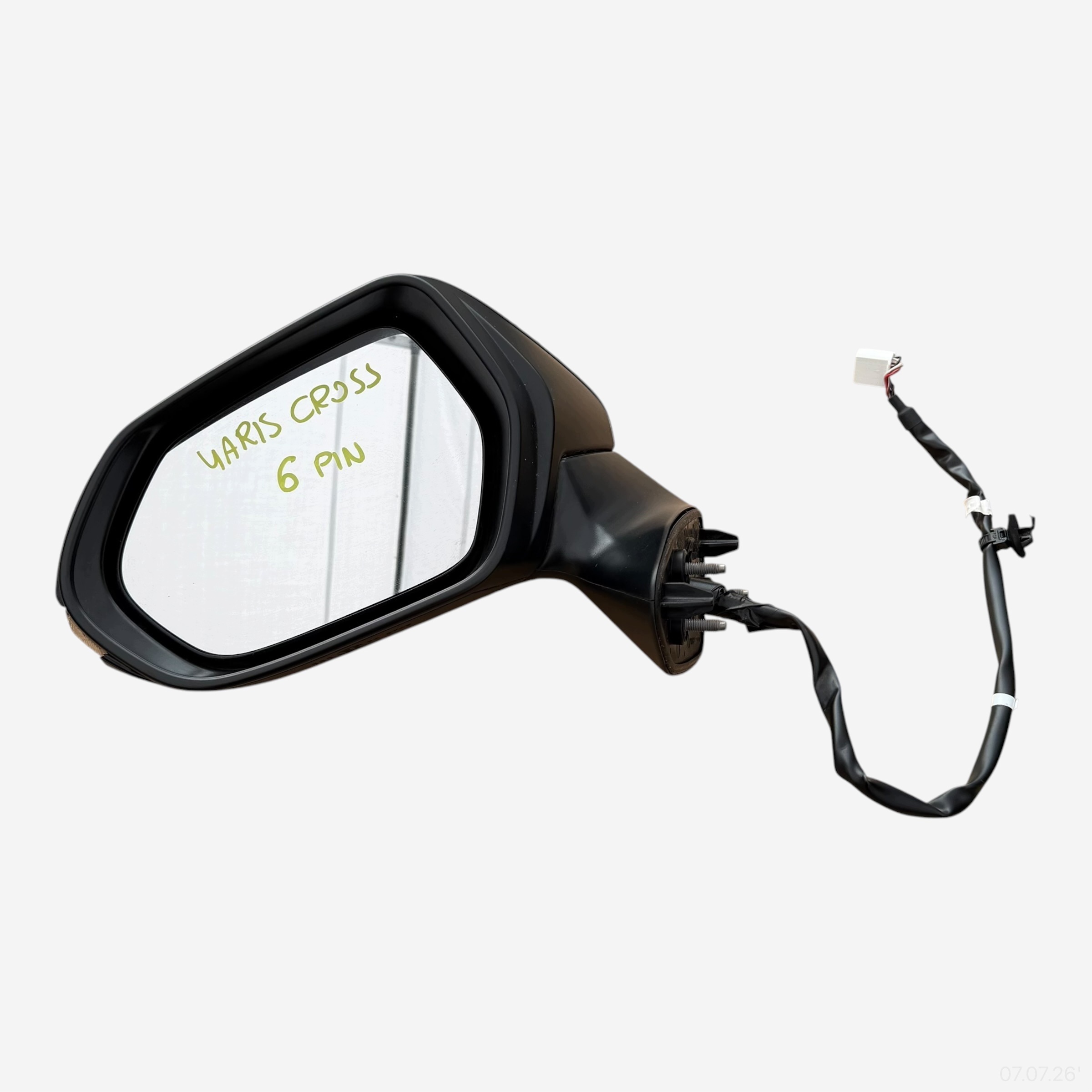 mirror left TOYOTA YARIS CROSS 2023 ROK 6 PIN