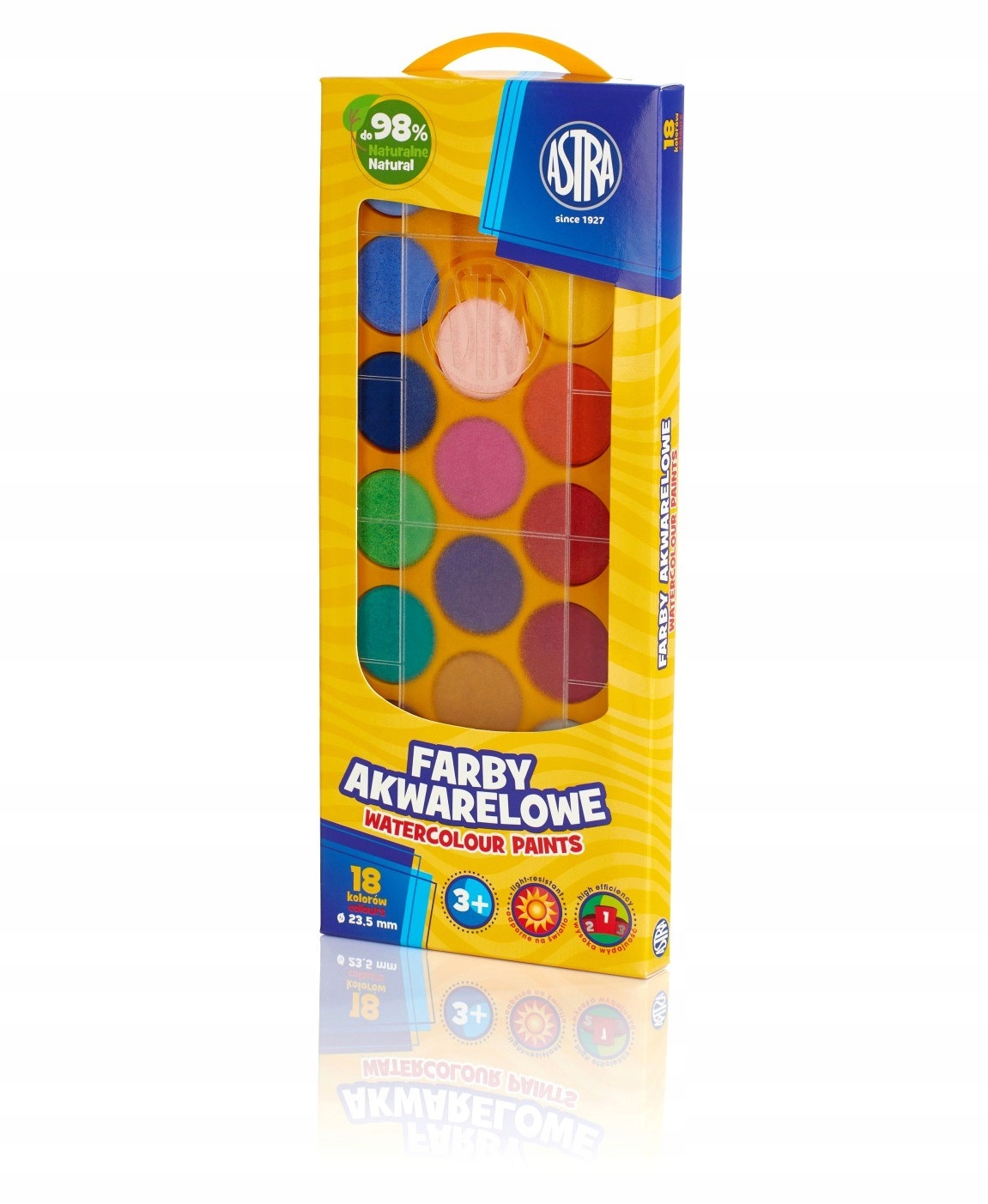 

Farby akwarelowe 23,5mm pudełko Astra