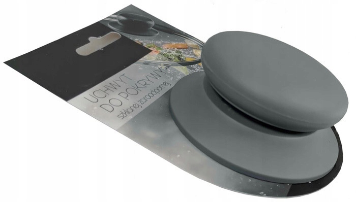 

Silikonowy Uchwyt Do Pokrywy Szklanej Szary