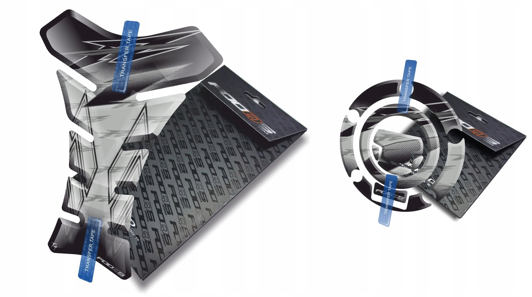 Tank-pad Cap-pad od firmy Fooqs pro Yamaha FZ-1 Stříbrný