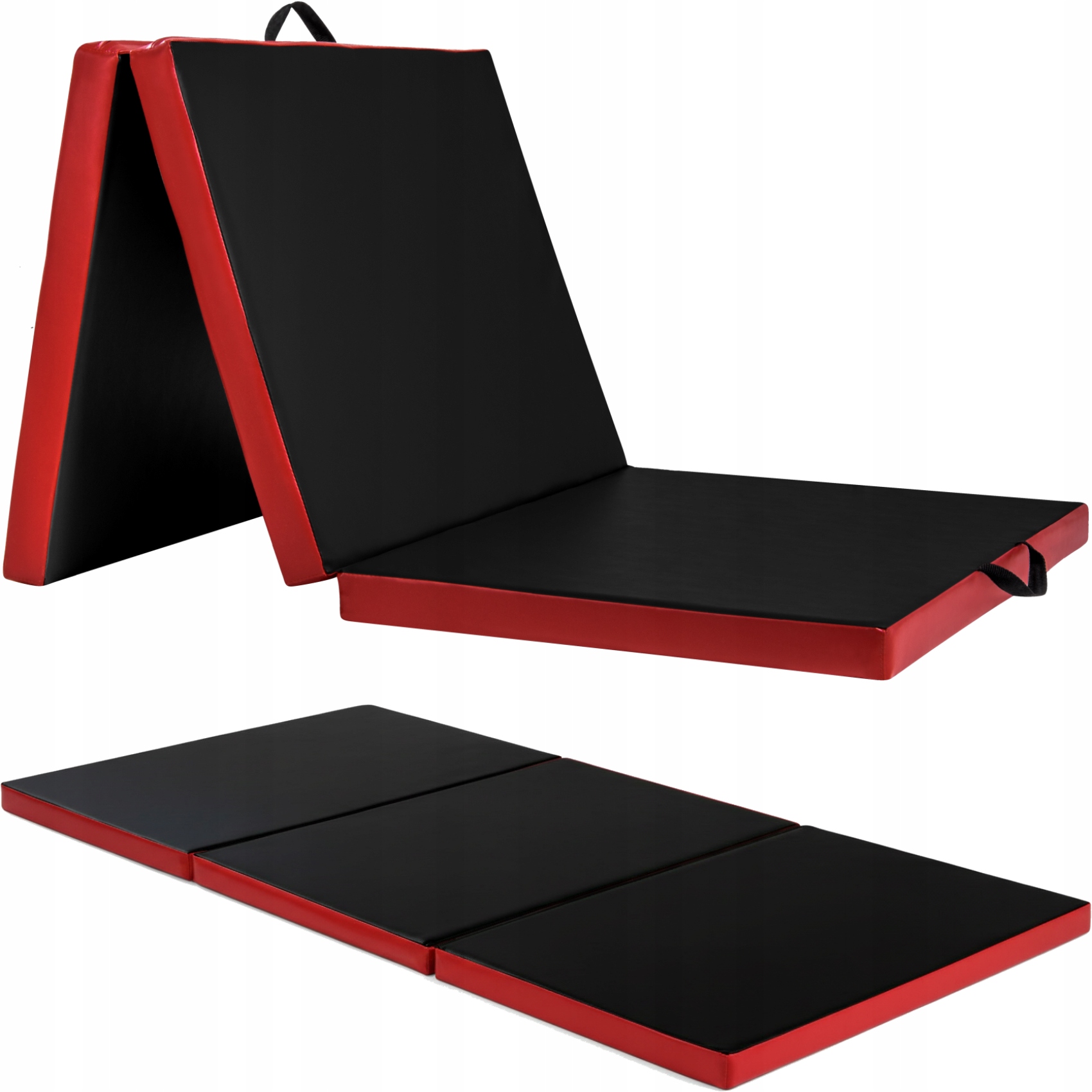 Materac Gimnastyczny Składany Rehabilitacyjny Mata Do Ćwiczeń 180x60x6