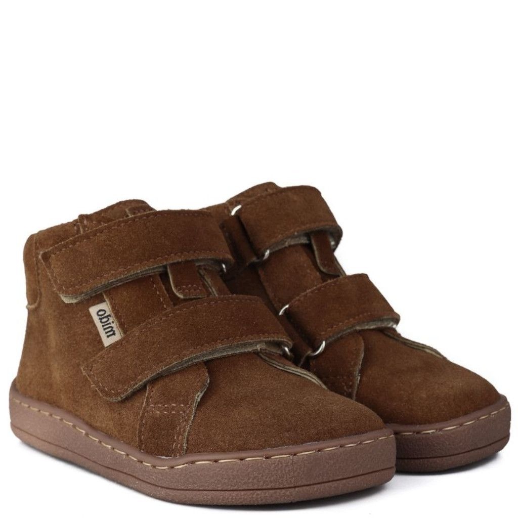 Mido 60-04 Brown buty trzewiki barefoot dziecięce skórzane 24