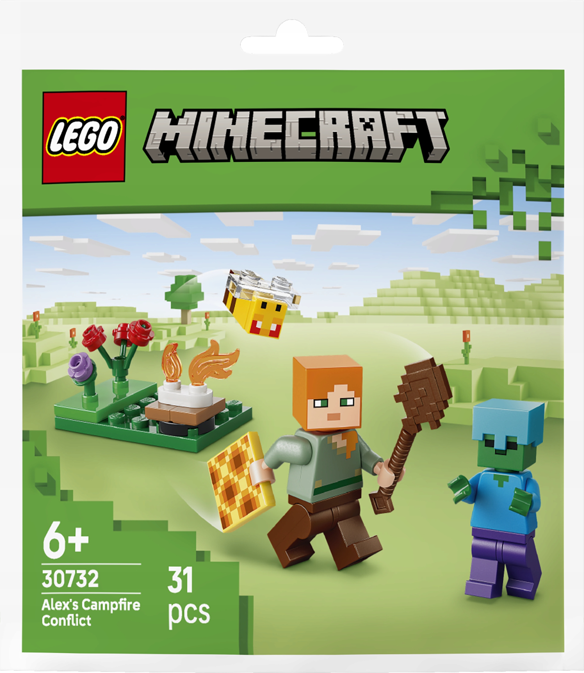 Lego Minecraft Potyczka Alex przy ognisku 30732